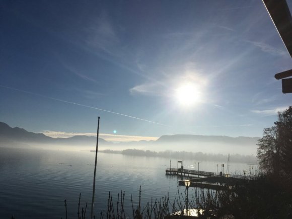 Seeblick Morgenstimmung am See