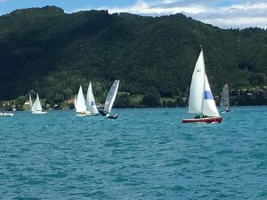 Segelboote am See