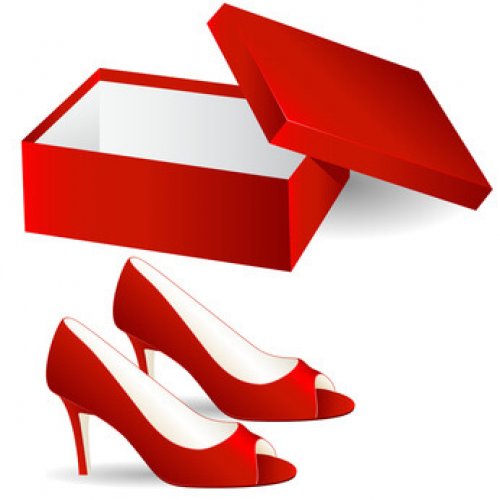 Neue rote Schuhe Rote Schuhe