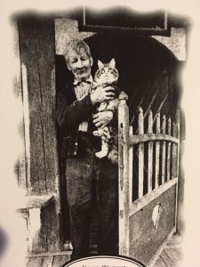 Alter Mann mit Katze
